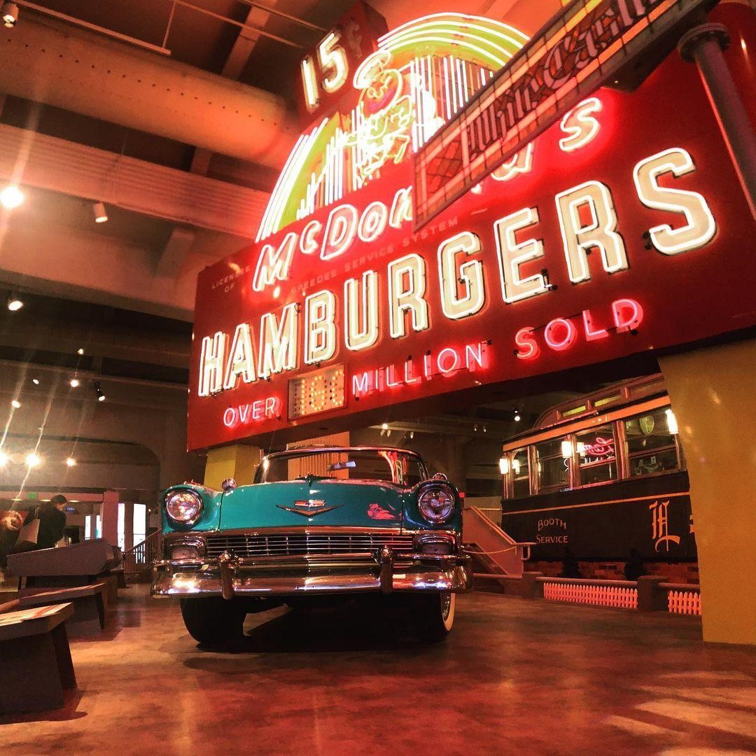 A replica of the first McDonald’s chain next to a classic car at the Henry Ford Museum. PC: Instagrammer @nicky.kwd