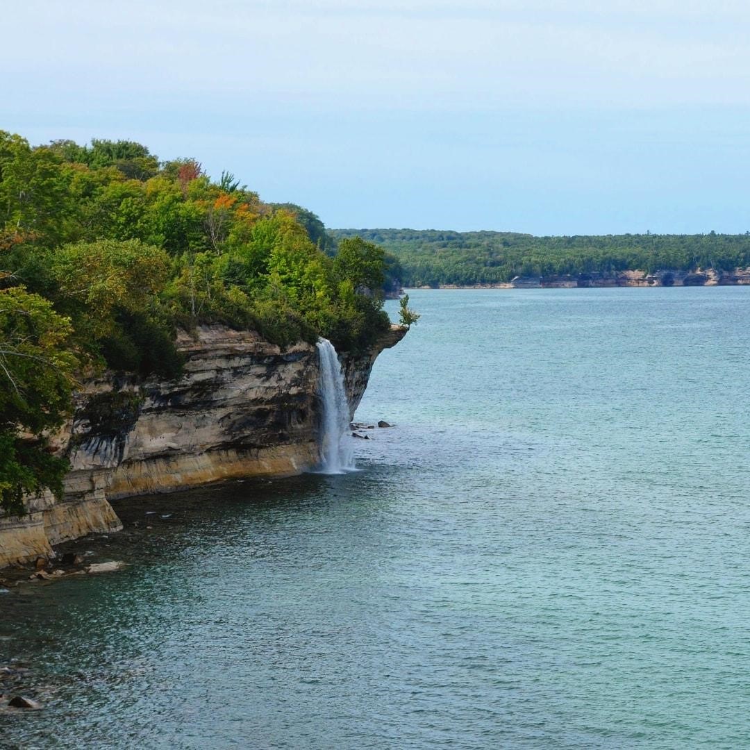 Spray Falls. PC: Munising Visitors Bureau. Spray Falls. PC: Munising Visitors Bureau.