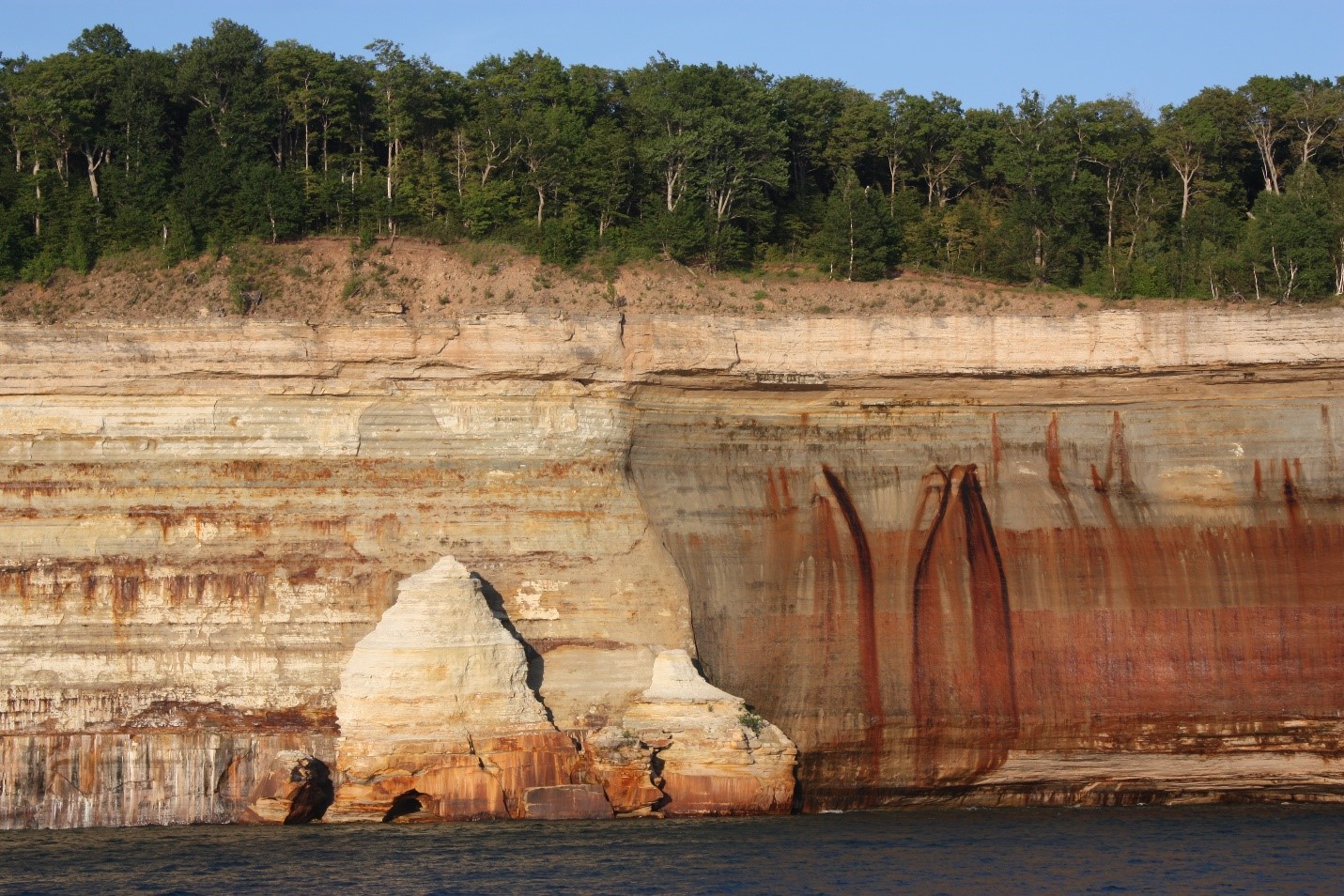 Pictured Rocks Cliff face