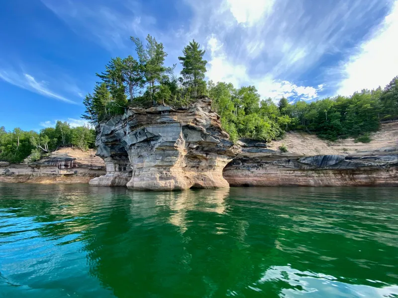 The Pictured Rocks National Lakeshore