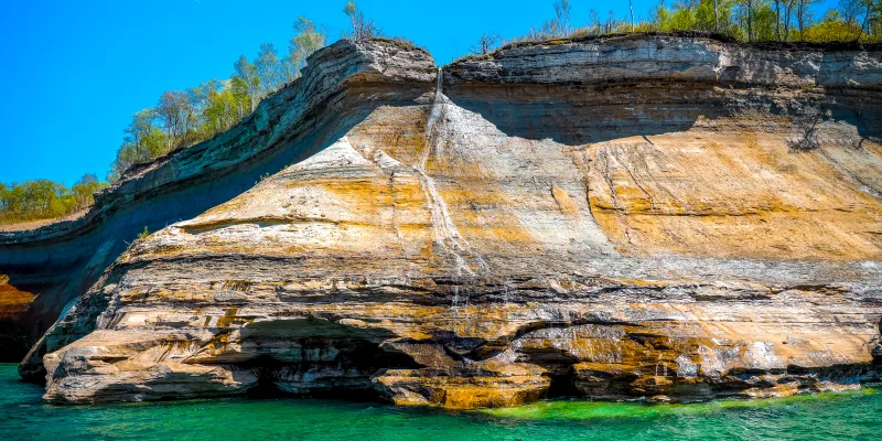 Bridalveil Falls of Pictured Rocks National Lakeshore