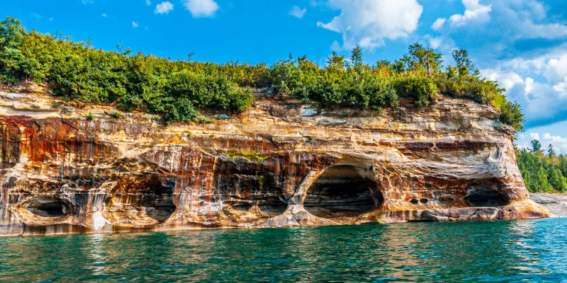 Caves of All Colors Pictured Rocks National Lakeshore