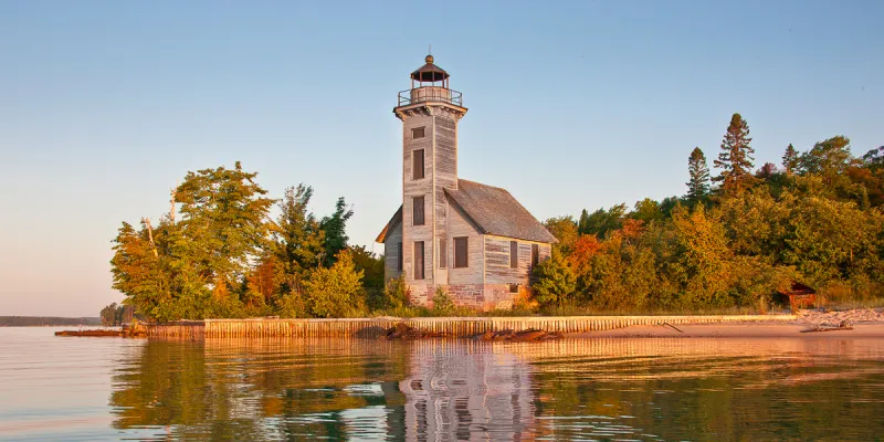 East Channel Lighthouse of Pictured Rocks National Lakeshore