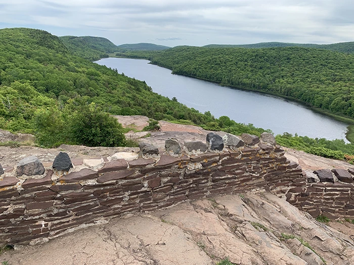 Gaze Over Lake of the Clouds in the Porcupine Mountains